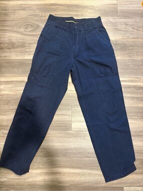 Bugle Boy Navy Cargo Pants with Tapered Leg